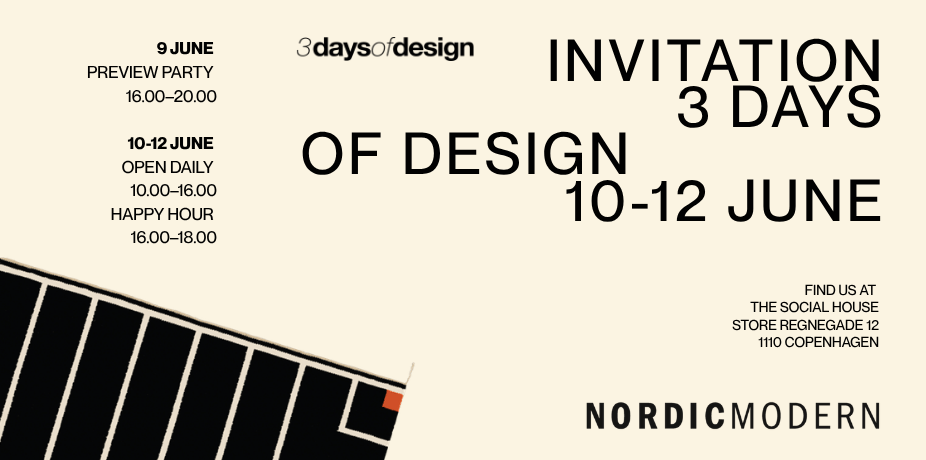 NORDICMODERN at 3daysofdesign 2026